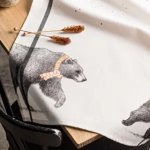 Tea towel La Cerise sur le Gâteau Ours image-2