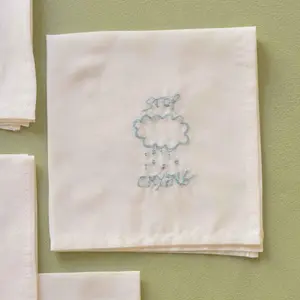 Geschirrtuch Taschentuch La Cerise sur le Gâteau Hankie Crying image-2