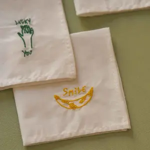 Asciugamano Fazzoletti La Cerise sur le Gâteau Hankie Smile image-5