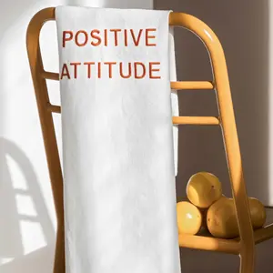Paño de cocina La Cerise sur le Gâteau Positive Attitude Tangerine image-1