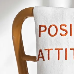 Paño de cocina La Cerise sur le Gâteau Positive Attitude Tangerine image-2