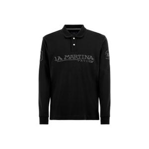 xmp306-js005-09999-polo-manches-longues-la-martina-black