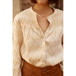 Vrouwenblouse La Petite Étoile Baude image-6