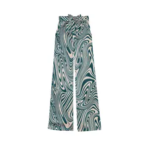Wide-leg graphical print Trousers for women La Petite Étoile Iwa