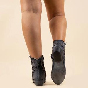 Dámské jeansové kotníkové boty La Pintura Savona image-3