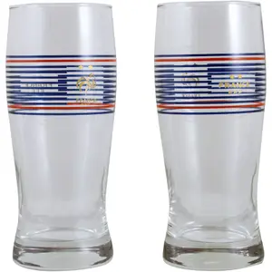 Bedrucktes Bierglas in Schachtel Frankreich (x2)