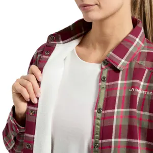 Women's long sleeve shirt La Sportiva Rambler Lined Flannel image-5