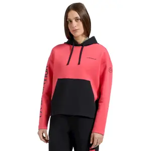 Hooded sweatshirt with large logo woman La Sportiva Podium image-2