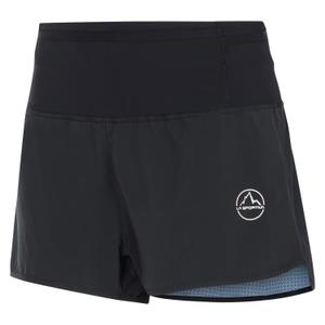 zars023-k00w00-pantalon-corto-mujer-la-sportiva-vector-blanco-y-negro