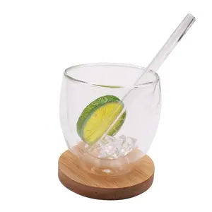 Set aus 8 wiederverwendbaren Glasstrohhalmen La Vague Smoothie Petite image-1