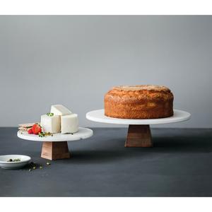 Plateau à gâteau en marbre Lacor image-1