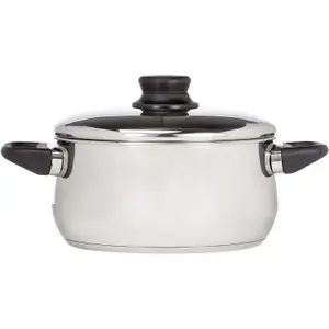 Κατσαρόλα garinox με καπάκι Lacor 22 cm image-0