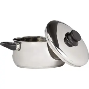 Κατσαρόλα garinox με καπάκι Lacor 22 cm image-1