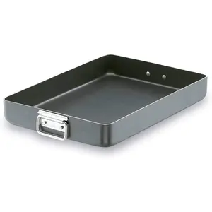 Non-stick aluminium roasting dish with drop handles Lacor Robust image-0