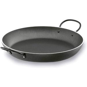 Ronde robuuste aluminium koekenpan met antiaanbaklaag Lacor Magma 36 cm image-0