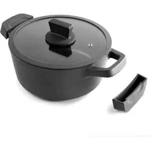 Λεκάνη από λιωμένο αλουμίνιο Lacor Titanium Pro D.28 cm image-0