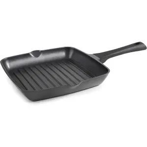 Vierkante koekenpan van gegoten aluminium Lacor Titanium Pro 28X28 cm image-0