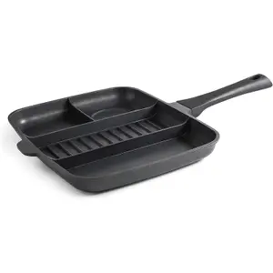 4-i-1 grillpanna i aluminium Lacor Titanium Pro 32x26 cm image-0