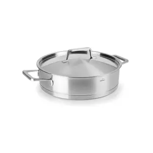 Round frying pan with lid Lacor Foodie 28x6.5 cm