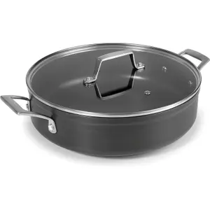 Runde Pfanne mit Deckel aus eloxiertem Aluminium Lacor 28x8 cm image-0