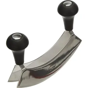 Manuell dubbel grönsakshackare i rostfritt stål Lacor image-0