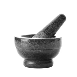 Σέτ γουδί από γρανίτη με γουδοχτύπι Lacor 12x8 cm image-0