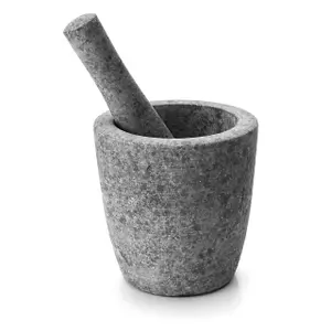 Σέτ γουδί από γρανίτη με γουδοχτύπι Lacor 12x12 cm image-0