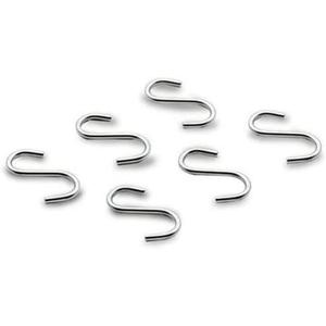 Set med 6 krokar i rostfritt stål Lacor 18/10