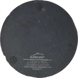 Στρογγυρή πιατέλα από σχιστόλιθο Lacor 25 cm image-1