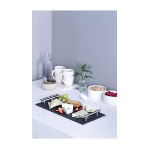 Plateau en ardoise avec poignées Lacor image-1