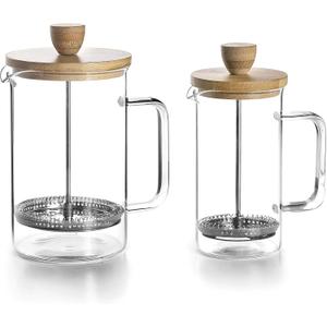 Kaffebryggare med kolv i trä Lacor 800 ml image-2