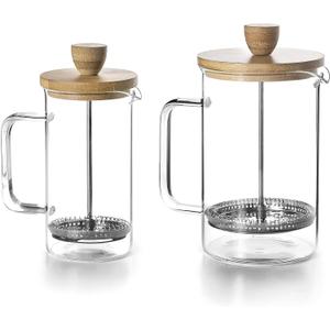 Kaffebryggare med kolv i trä Lacor 800 ml image-1