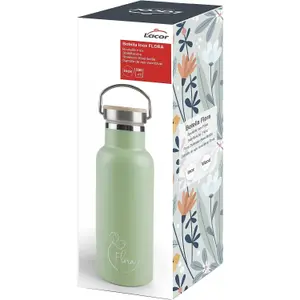 Ανοξείδωτος μπουκαλιέρα Lacor Flora 500 ml image-2