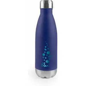 Ανοξείδωτος μπουκαλιέρα Lacor Edan "navy" 500 ml image-0