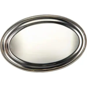 Οβάλ πιάτο από ανοξείδωτο ατσάλι Lacor 18/10 - 40 cm image-1