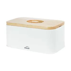 Flat brödkorg i trä Lacor image-0