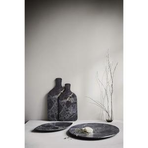 Okrągła taca z melaminy Lacor Stone 35x3 cm image-1