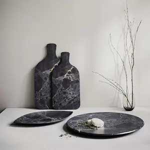 Tablett Blatt aus Melamin Lacor Stone image-1