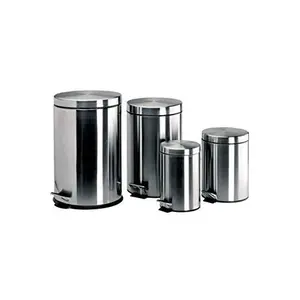 Roestvrijstalen pedaalemmer Lacor 20 L image-2