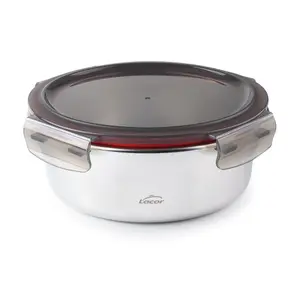 Κυκλική ταπερίτσα φαγητού Lacor Ecoinox image-0