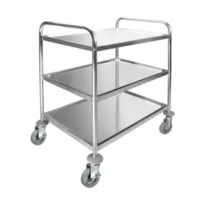 Chariot de rangement de service amovible 3 plateaux Lacor image-0