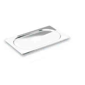 Couvercle 1/9 pour cuvettes sans poigné en inox Lacor image-0