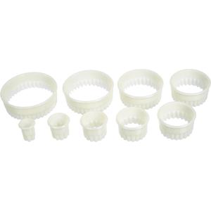 9-delige ronde geribbelde frezenset Lacor image-0