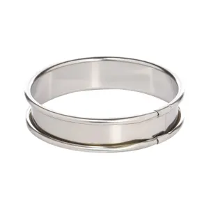 Pierścień do ciasta ze stali nierdzewnej Lacor 18/10 - 8x2,2 cm image-0