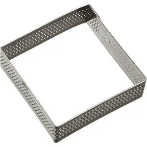 Τετράγωνη φόρμα με τρύπες για τάρτα Lacor 7x7x2 cm image-0