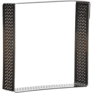 Τετράγωνη φόρμα με τρύπες για τάρτα Lacor 7x7x2 cm image-1