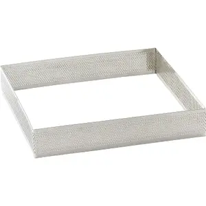 Τετράγωνη φόρμα με τρύπες για τάρτα Lacor 20x20x3,5 cm image-0