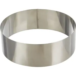 Cercle à tarte rond en inox Lacor 18/10 - 18X6 cm image-0