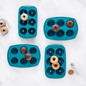 6-komorowa silikonowa forma do muffinów Lacor image-1