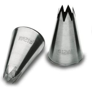 Conjunto de 6 boquillas acanaladas de acero inoxidable Lacor 18/10 image-0